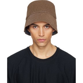 옴므플리세 브라운 와시 버킷햇 HP66AA419 44-BROWN