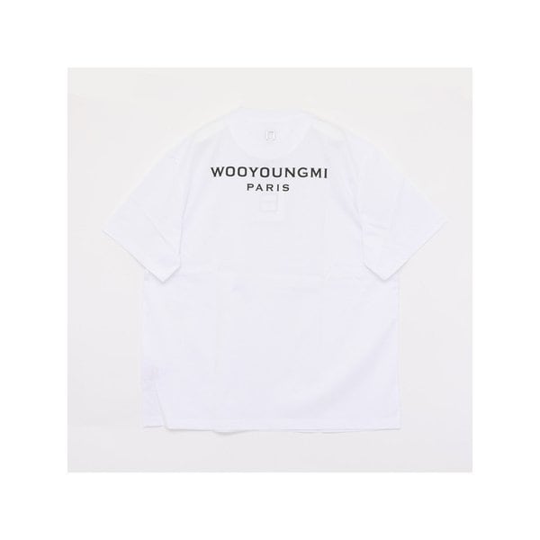 26SS 백로고 프린트 반팔 남성 티셔츠 W261TS07701W