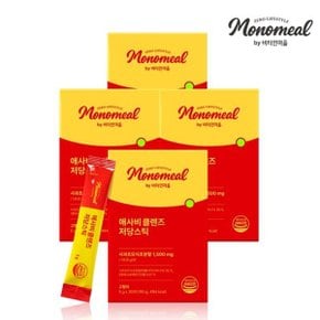 비타민마을 모노밀 애사비 클렌즈 저당스틱 5g x 30포 4박스 (총 120...