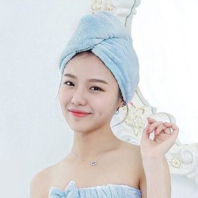 1+1 헤어 극세사 타올 타월  드라이 수건 시즌2 [3배 빠른 흡수