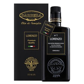 [바르베라] 로렌조PQ No.1 유기농 엑스트라버진 올리브오일 500ml