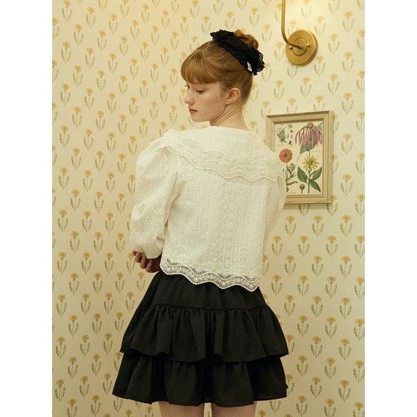 PUNCHING LACE SCRUNCHIE_BLACK