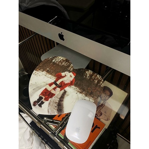 Santa claus mouse pad