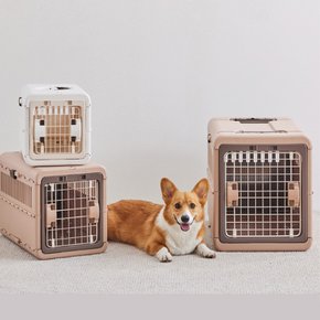 릿첼 강아지 이동가방 애견 접이식 켄넬 이동장 케이지 캐리어 L