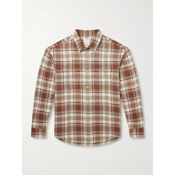 럼버 체크 울 리넨 블렌드 트윌 셔츠 46376663162933416