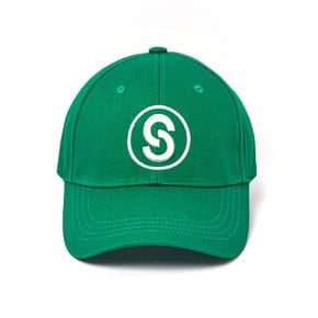 남성 S로고 볼캡 GREEN