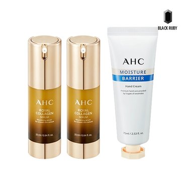 AHC 로얄 콜라겐 세럼 25ml x2 + 핸드크림 75ml