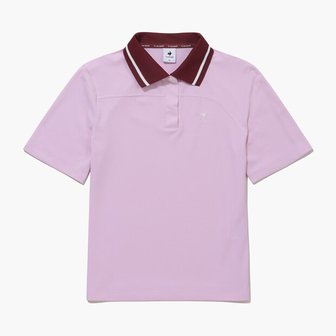 르꼬끄골프 [여주점] 여성 변형 절개 포인트 반팔 카라 티셔츠 GQ122LTS39 ROPI