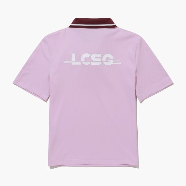 [여주점] 여성 변형 절개 포인트 반팔 카라 티셔츠 GQ122LTS39 ROPI