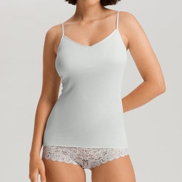한로 Cotton Seamless 패디드 스파게티 탑 (71605_vapor)