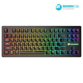 [서린공식] COUGAR PURI TKL RGB 적축 게이밍 기계식 키보드