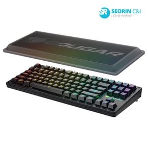 [서린공식] COUGAR PURI TKL RGB 적축 게이밍 기계식 키보드