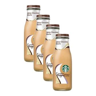  [해외직구] Starbucks 스타벅스 프라푸치노 화이트 초콜릿 모카 커피 405ml 4팩