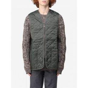 바버 LAST PIECEMEN 23FW QUILTED WAISTCOAT VEST OLIVE MLI0001 MLI GN92 270341