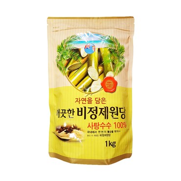  깨끗한 비정제원당 1kg