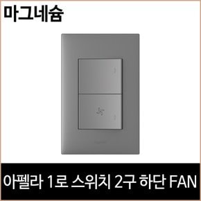 르그랑 아펠라 1로 스위치 2구 하단 팬 마그네슘