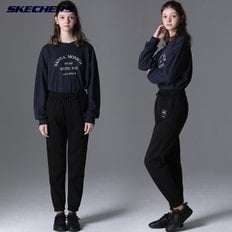 [스케쳐스(SKECHERS)] 여성 웜 기모 조거 밴딩 팬츠