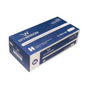 닥터스위즈덤 진료용 라텍스 장갑 의료용 글러브 1box(L사이즈)100매