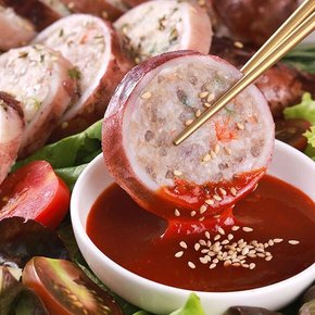 Fresh 속초 전통 순대 수제 오징어순대 트레이포장 500g x2개
