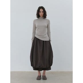 string double skirt (soil brown)