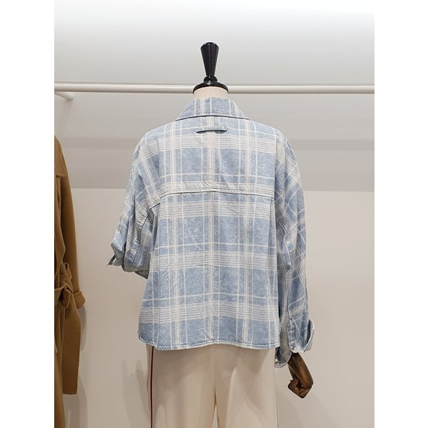 [파주점] 쥬크 주크 루즈핏 글렌체크 셔츠 V262PSC941