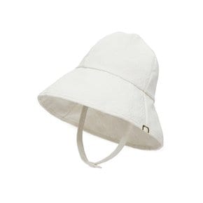 STRAP BUCKET / FLOWER PATTERN / DEEP MILK