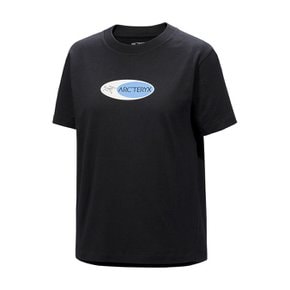 [시흥점] [공식판매처] FW25  크래그 코튼 스티커 크루 SS 여성 KRAGG COTTON STICKER CREW SS W