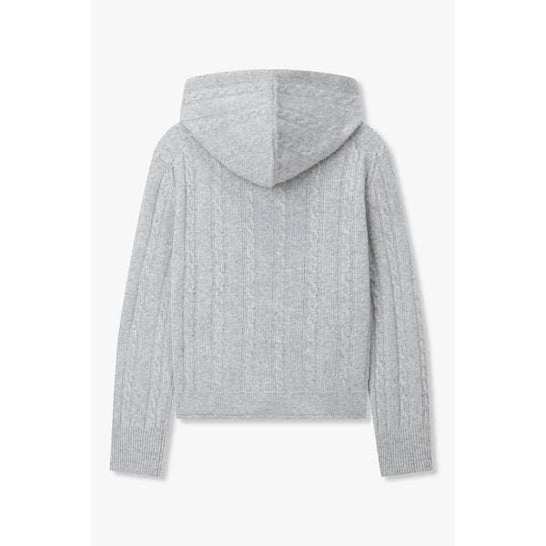 케이블 믹스 후드 집업 가디건 IA15446015171