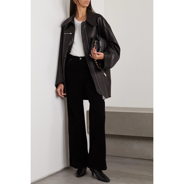 팔로마 코튼 코듀로이 와이드 팬츠 블랙 1647597290621571