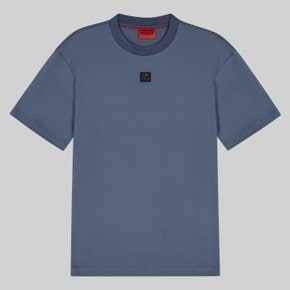 [30프로 할인][SU24] 레귤러핏 블랙 로고 반팔 티셔츠 오픈 블루(50505201462)