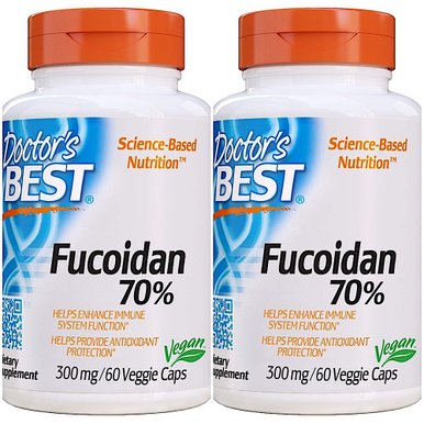 닥터스베스트 후코이단 Fucoidan 70% 300ml 60정 2개