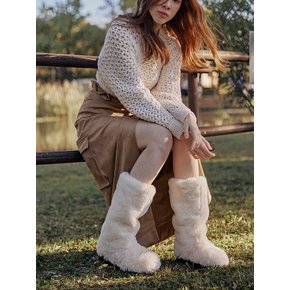 c233 hersh ecofur middleboots 허쉬 에코퍼 미들부츠 - IV