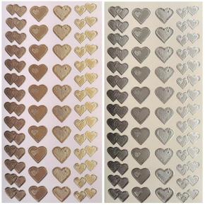 Two Tone Hearts Sticker