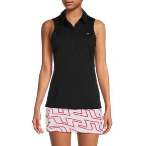 3871840 J.Lindeberg Dena Sleeveless Polo - BLACK 63618119