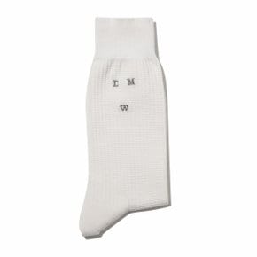 Ivory Logo Socks_CALAX25109IVX