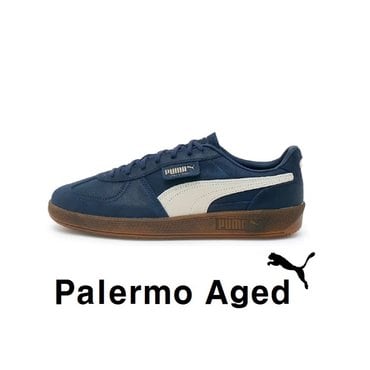 푸마 팔레르모 에이지 가죽 스니커즈 운동화 Palermo Aged 402854 06