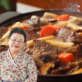명인 강순의 특 뼈 없는 소갈비찜 500g 5팩
