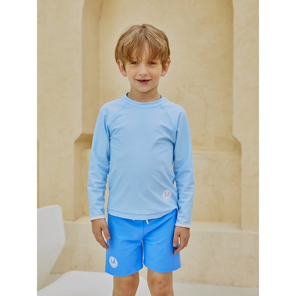 블루 아동 반바지 수영복