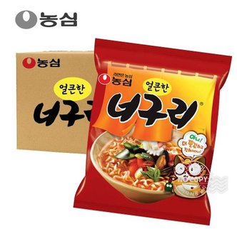  농심 박스 얼큰한너구리 120g 40입