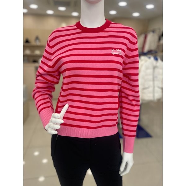 [여주점] _여성 스트라이프 라운드 스웨터 GQ122LKP12 ROPI