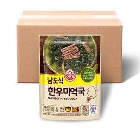 [오뚜기] 남도식 한우미역국 500g x 12