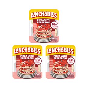 Lunchables 런처블 피자 위드 페퍼로니 스낵키트 122g X 3팩