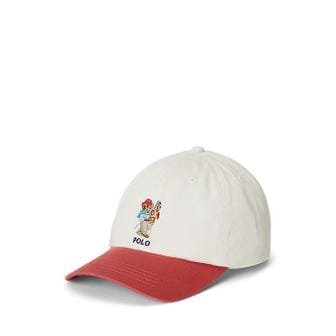폴로 랄프 로렌 폴로 키즈 남아 2-7세 폴로 베어 코튼 치노 볼 캡(CWPOHGSBJ420284999)