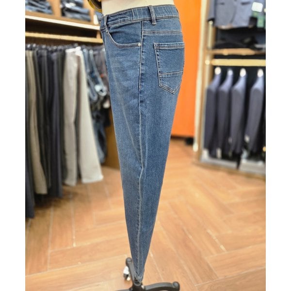 [여주점] 코오롱 브렌우드 남성 릴렉스핏 블루 데님 청바지 BRPDA25242BUX