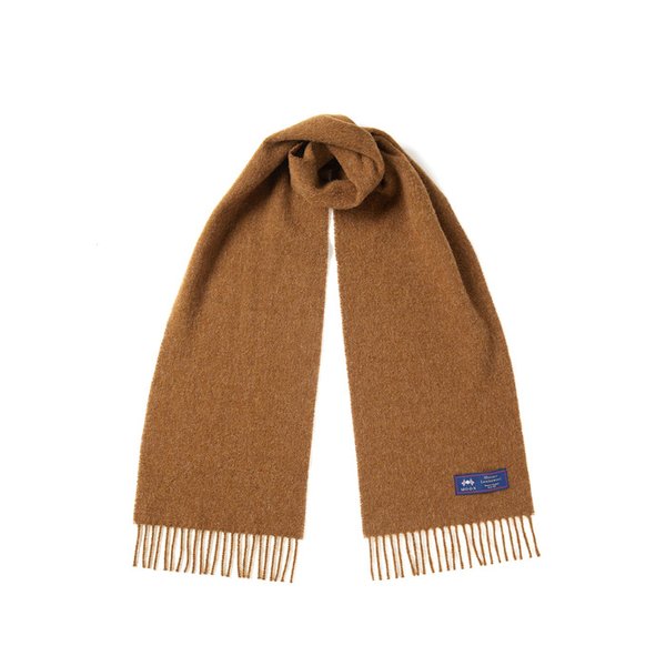 메리노울 머플러 25cm - 초콜렛