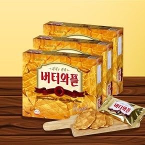 크라운 버터와플 316g x 3통 / 쿠키 크로플 사무실과자 간식_