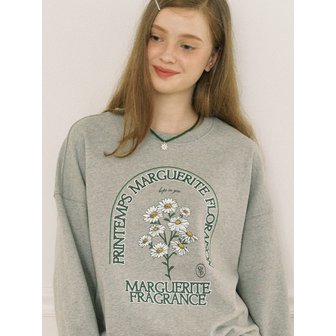 아워호프 Marguerite Artwork Sweatshirt - Melange Grey