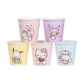 산리오 데일리모노톤 종이컵 50P(184ml / 6.5oz)