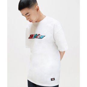컬러 로고 티셔츠 White 반팔 반소매티셔츠 DK23SG008WH ERZ0JPSJ