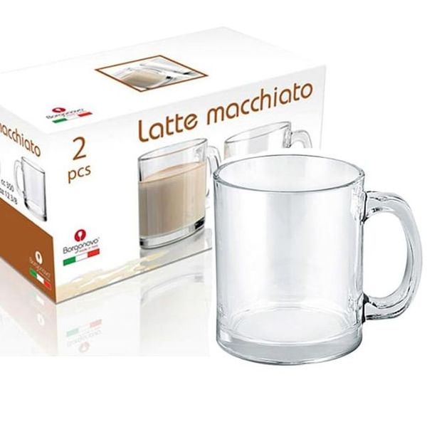 확대된 대표 보르고노보 유리컵 머그컵 카페컵 유리 물컵 350ml 2P